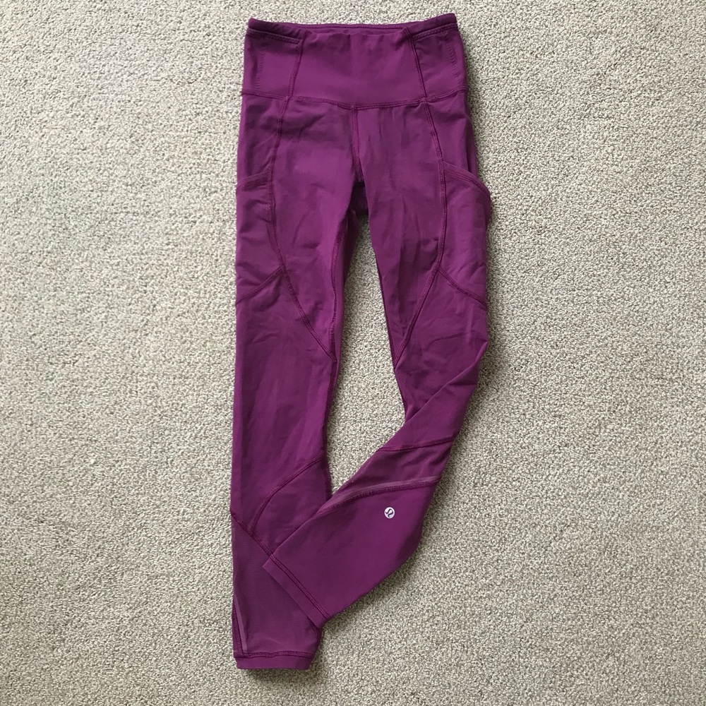 Lululemon full length mesh leggings